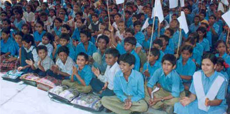 Local schoolchildren